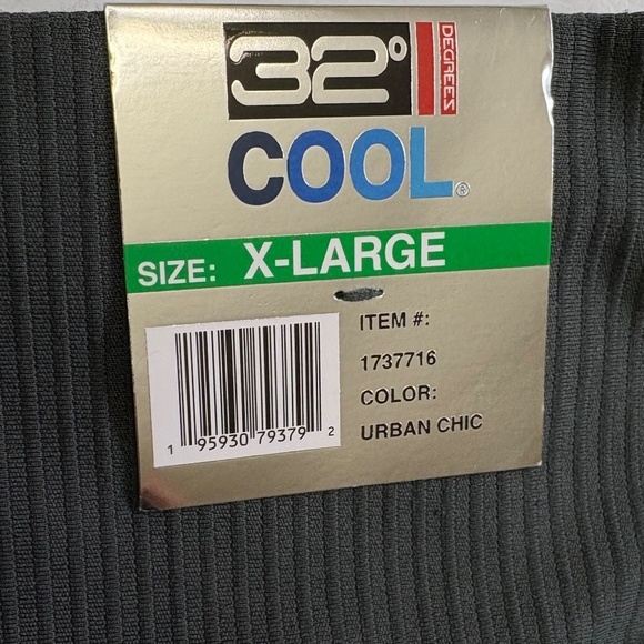 32 Degrees Cool Thin Ribbed Skinny Leggings, Urban Chic/Green, Size XL, NWT - Picture 3 of 14